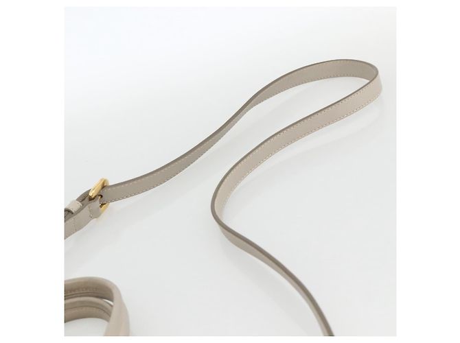 PRADA Hand Bag Nylon 2way Beige Gold - vista 14