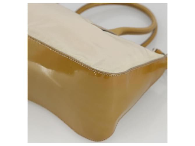 PRADA Hand Bag Nylon 2way Beige Silver - vista 16
