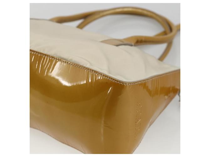 PRADA Hand Bag Nylon 2way Beige Silver - vista 18