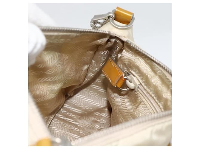 PRADA Hand Bag Nylon 2way Beige Silver - vista 23