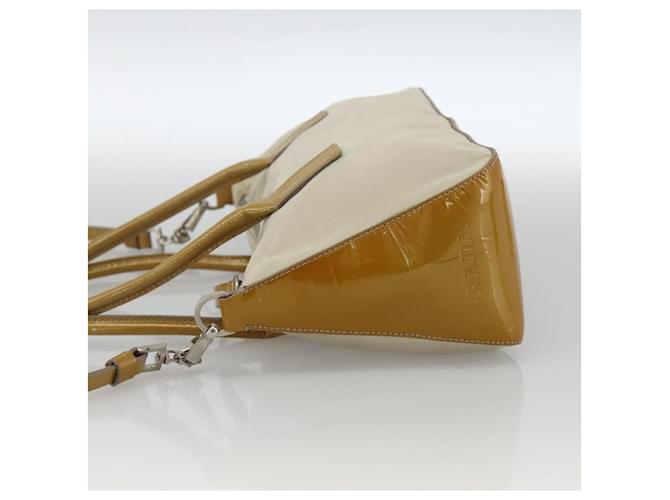 PRADA Hand Bag Nylon 2way Beige Silver - vista 3