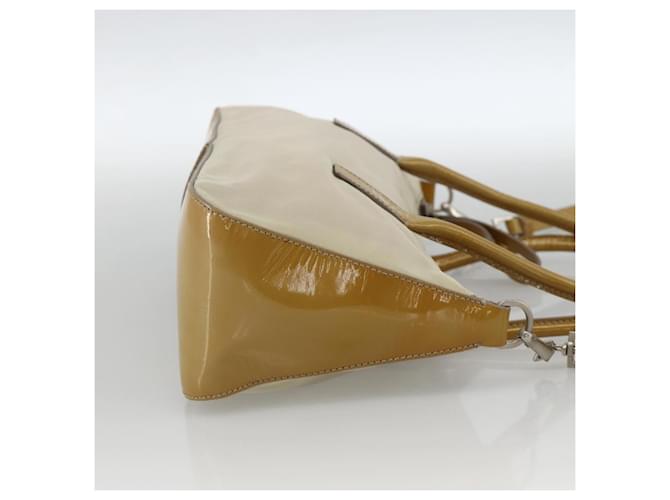 PRADA Hand Bag Nylon 2way Beige Silver - vista 4