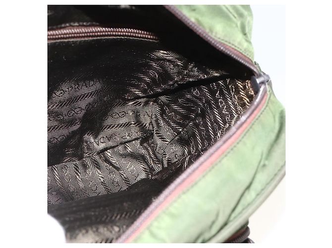 PRADA Schultertasche Nylon Green Silver - Ansicht 20