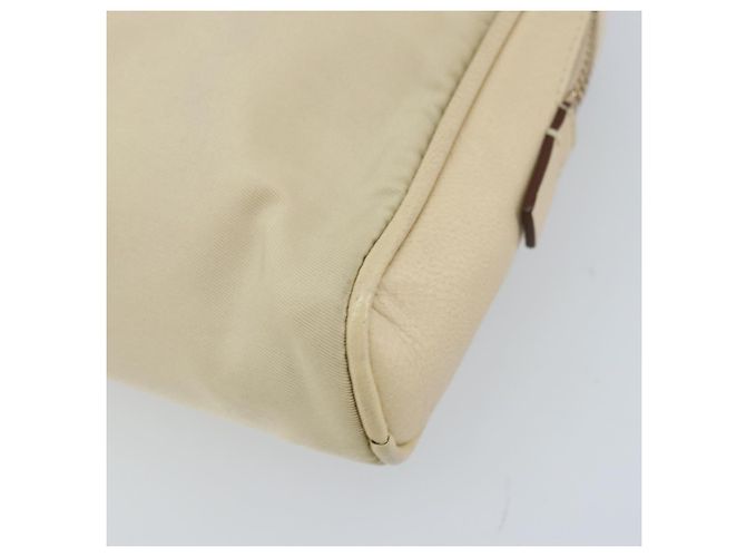 PRADA Hand Bag Nylon Beige Gold - vista 10