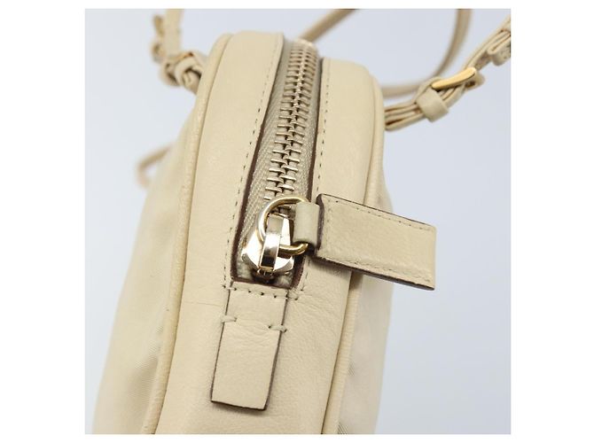 PRADA Hand Bag Nylon Beige Gold - vista 15