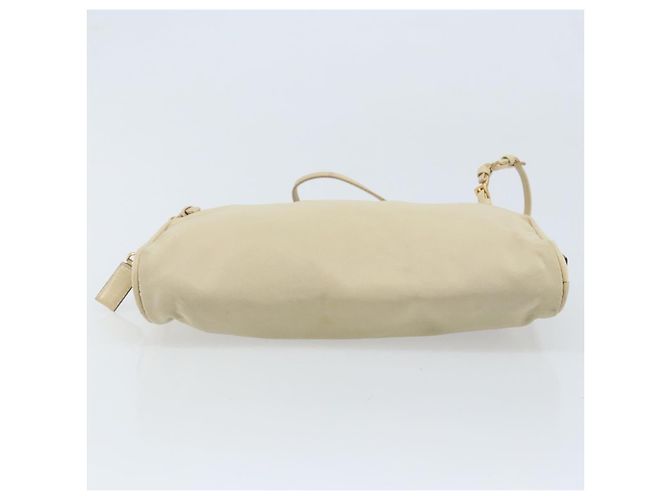 PRADA Hand Bag Nylon Beige Gold - vista 9
