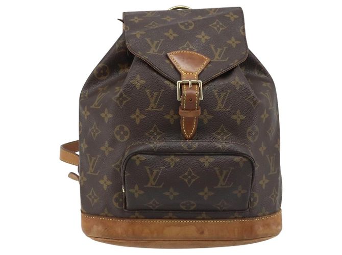 LOUIS VUITTON Monogram Montsouris MM Backpack M51136 LV - vista 13