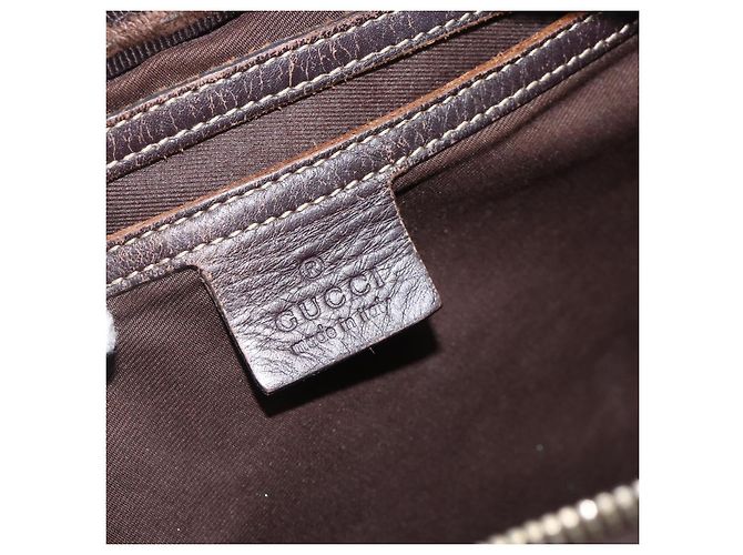 GUCCI GG Supreme Shoulder Bag PVC Beige Gold 201448 - view 21