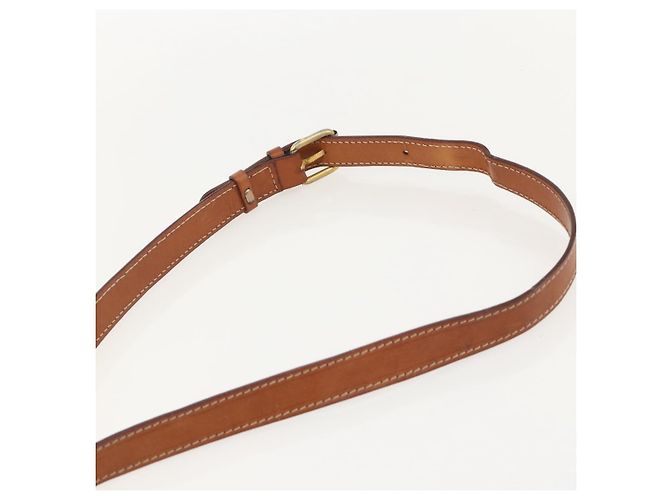 Céline CELINE Macadam Canvas Circle Shoulder Bag PVC Leather Brown Gold - vista 8