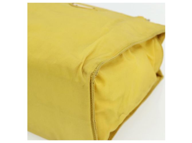 PRADA Hand Bag Nylon Yellow Gold - vista 14