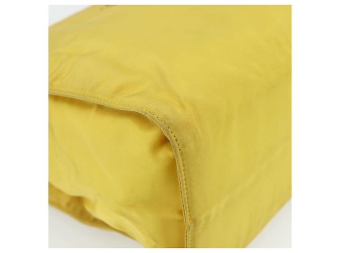 PRADA Hand Bag Nylon Yellow Gold - vista 15