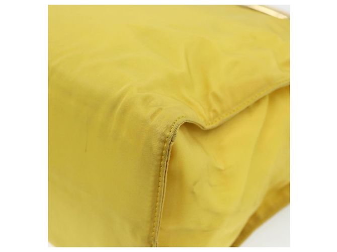PRADA Hand Bag Nylon Yellow Gold - vista 16