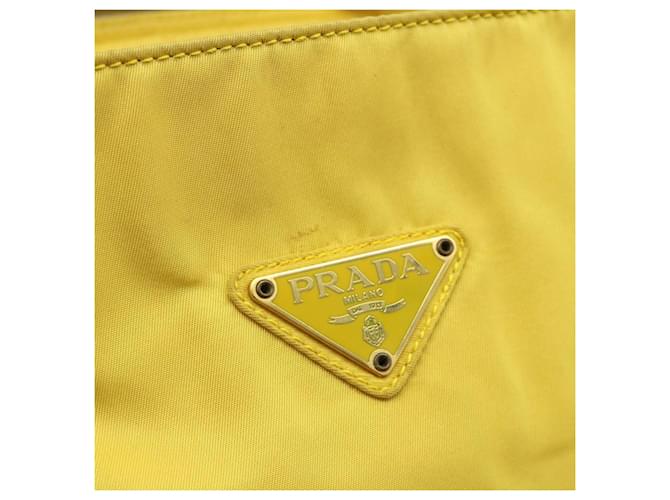 PRADA Hand Bag Nylon Yellow Gold - vista 17