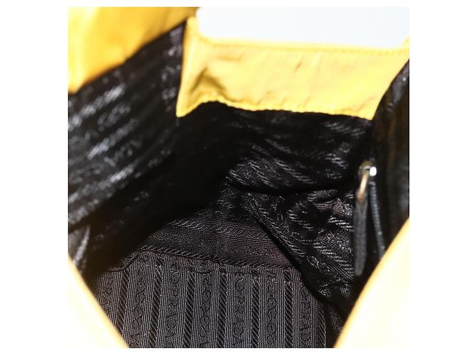 PRADA Hand Bag Nylon Yellow Gold - vista 21