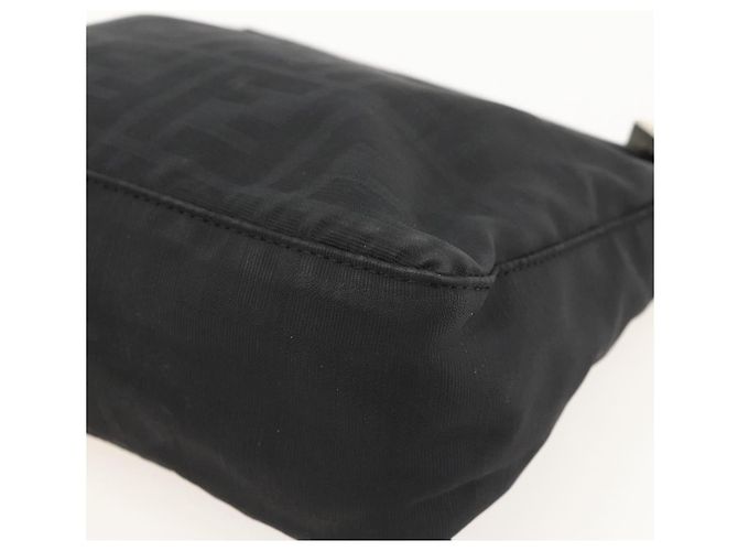 FENDI Zucca Canvas Hand Pouch Nylon Black Silver - vista 16