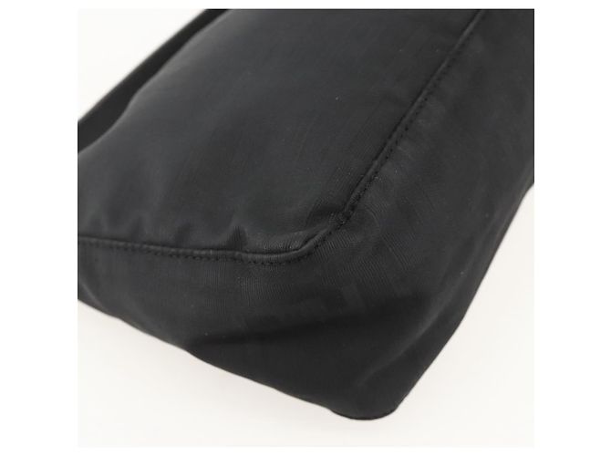 FENDI Zucca Canvas Hand Pouch Nylon Black Silver - vista 17