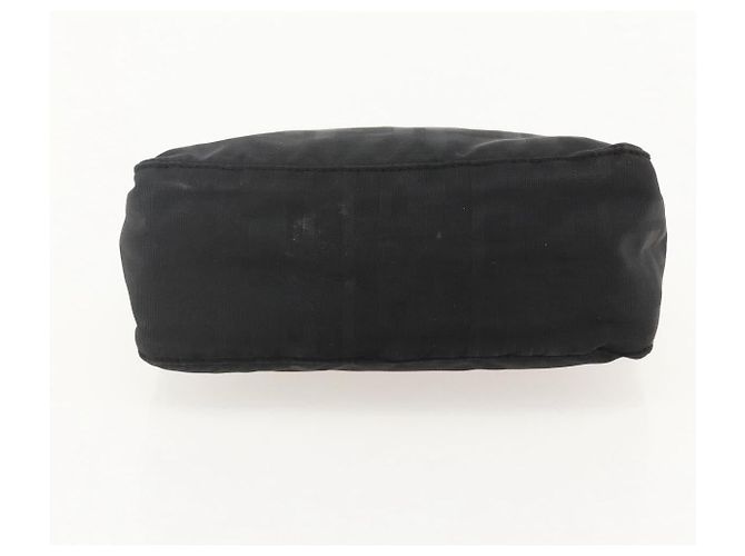 FENDI Zucca Canvas Hand Pouch Nylon Black Silver - vista 5