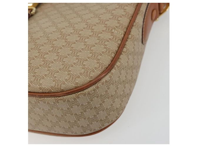 Céline CELINE Macadam Canvas Shoulder Bag PVC Beige Gold - vista 14