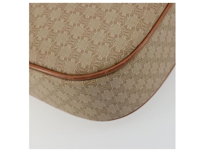 Céline CELINE Macadam Canvas Shoulder Bag PVC Beige Gold - vista 17