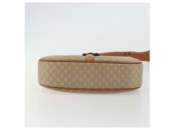 Céline CELINE Macadam Canvas Shoulder Bag PVC Beige Gold - vista 5