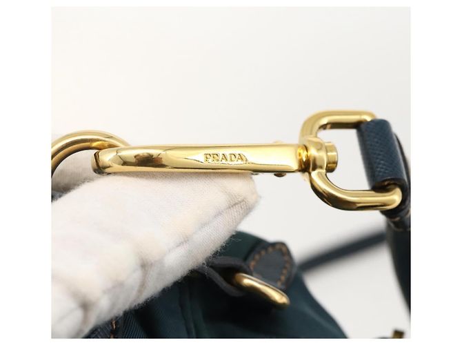 PRADA Schultertasche Nylon Green Gold - Ansicht 19