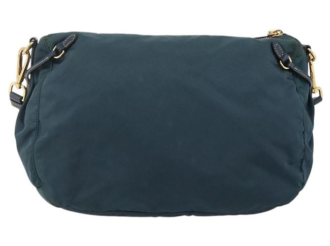 PRADA Schultertasche Nylon Green Gold - Ansicht 2