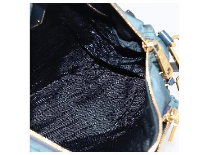 PRADA Schultertasche Nylon Green Gold - Ansicht 21