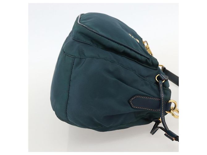 PRADA Schultertasche Nylon Green Gold - Ansicht 4