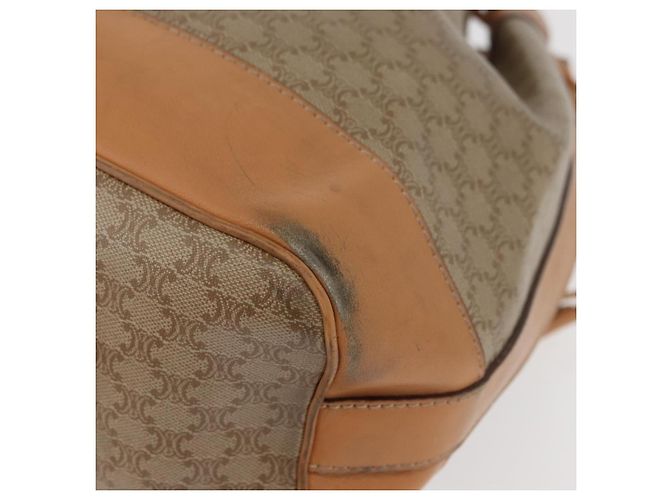 Céline CELINE Macadam Canvas Shoulder Bag PVC Beige Gold - vista 14