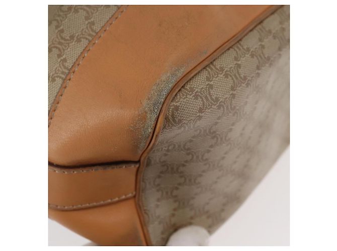 Céline CELINE Macadam Canvas Shoulder Bag PVC Beige Gold - vista 15