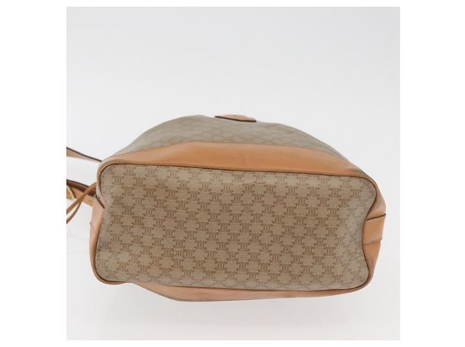 Céline CELINE Macadam Canvas Shoulder Bag PVC Beige Gold - vista 5