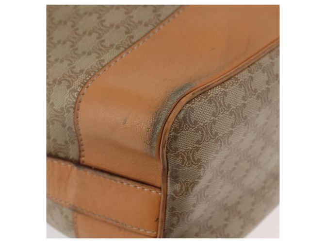 Céline CELINE Macadam Canvas Shoulder Bag PVC Beige Gold - vista 9