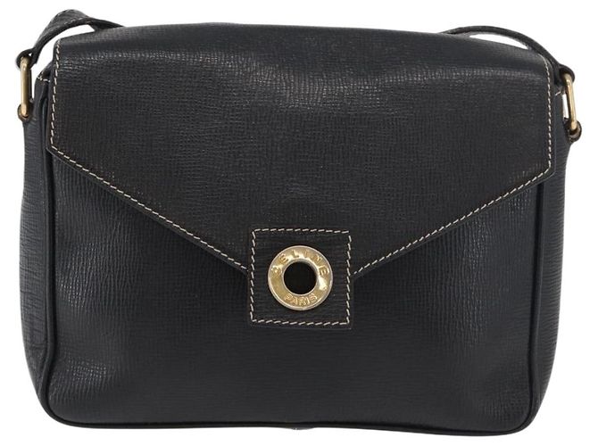 Céline CELINE Circle Shoulder Bag Leather Black Gold - vista 13