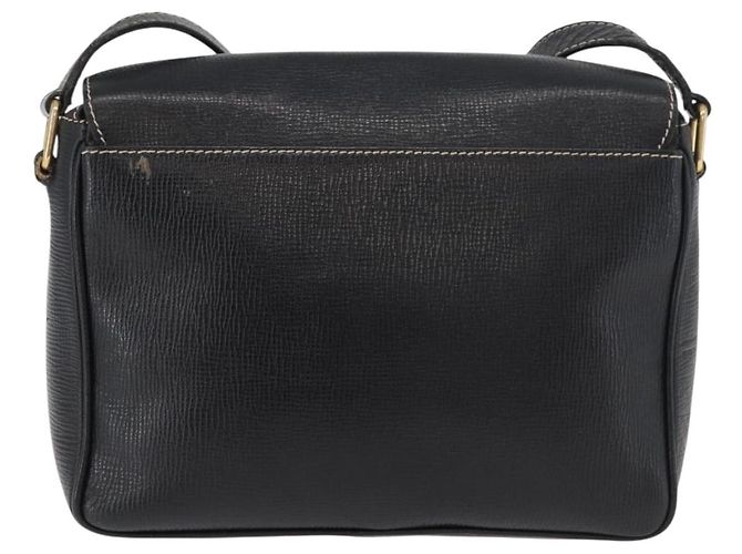 Céline CELINE Circle Shoulder Bag Leather Black Gold - vista 2