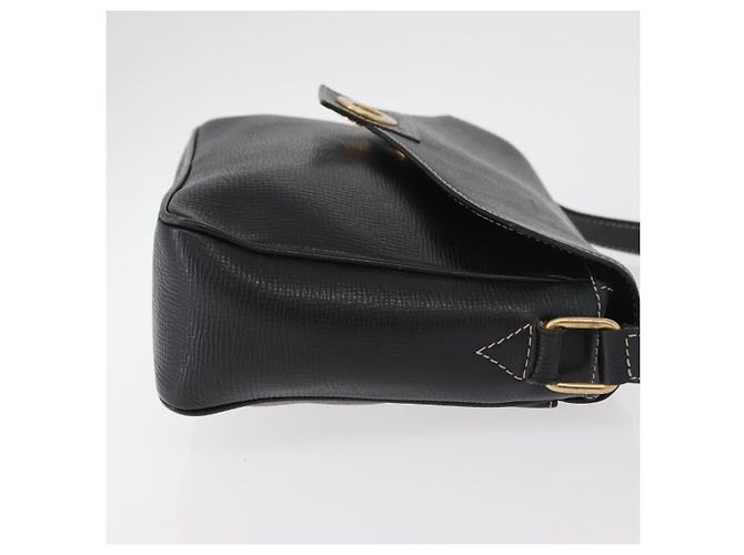 Céline CELINE Circle Shoulder Bag Leather Black Gold - vista 3