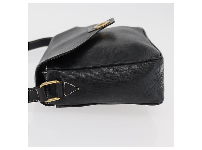 Céline CELINE Circle Shoulder Bag Leather Black Gold - vista 4