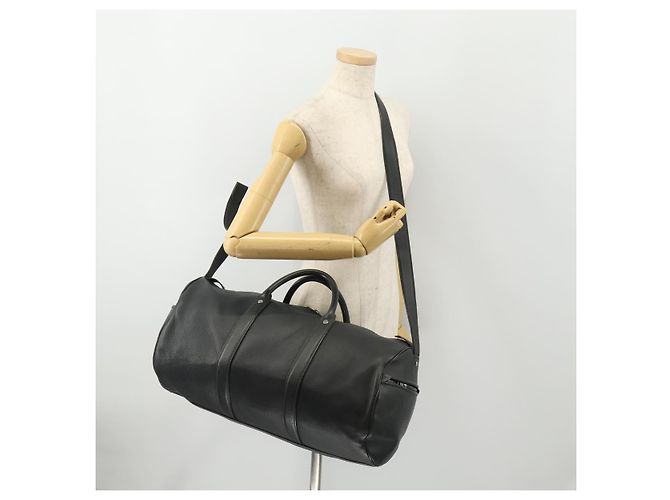 LOUIS VUITTON Boston Bag Taurillon ClemenceLeather 2way Black LV - vista 24