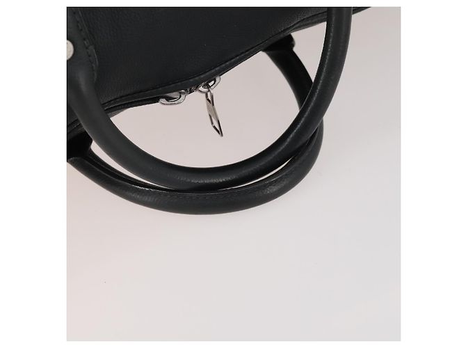 LOUIS VUITTON Boston Bag Taurillon ClemenceLeather 2way Black LV - vista 8