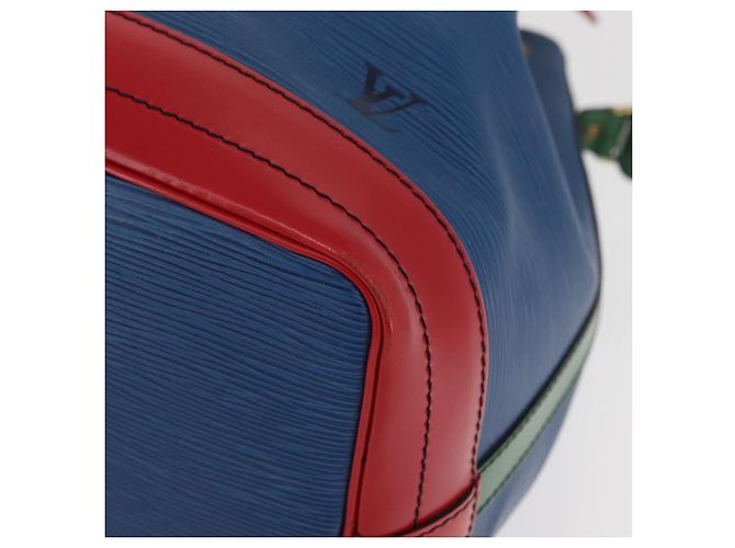 LOUIS VUITTON Epi Tricolor Noe Shoulder Bag Blue Red Green M44082 LV - vista 14