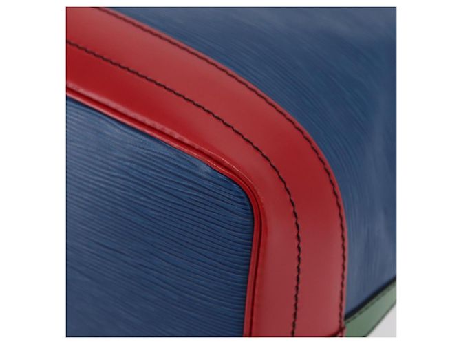 LOUIS VUITTON Epi Tricolor Noe Shoulder Bag Blue Red Green M44082 LV - vista 16