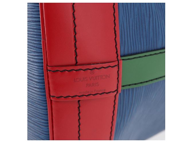 LOUIS VUITTON Epi Tricolor Noe Shoulder Bag Blue Red Green M44082 LV - vista 17