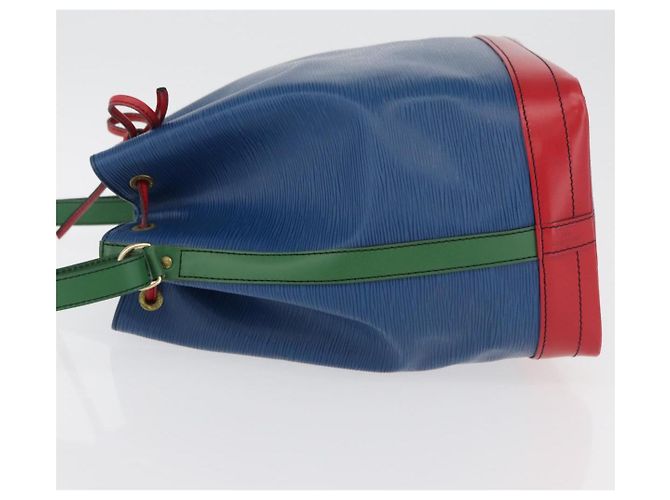 LOUIS VUITTON Epi Tricolor Noe Shoulder Bag Blue Red Green M44082 LV - vista 4