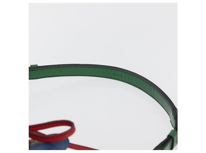 LOUIS VUITTON Epi Tricolor Noe Shoulder Bag Blue Red Green M44082 LV - vista 8