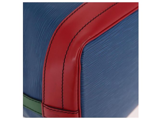 LOUIS VUITTON Epi Tricolor Noe Shoulder Bag Blue Red Green M44082 LV - vista 9