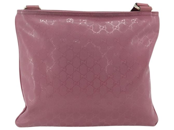 GUCCI GG Implementation Shoulder Bag PVC Pink Gold 201446 - vista 2