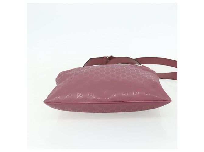 GUCCI GG Implementation Shoulder Bag PVC Pink Gold 201446 - vista 5