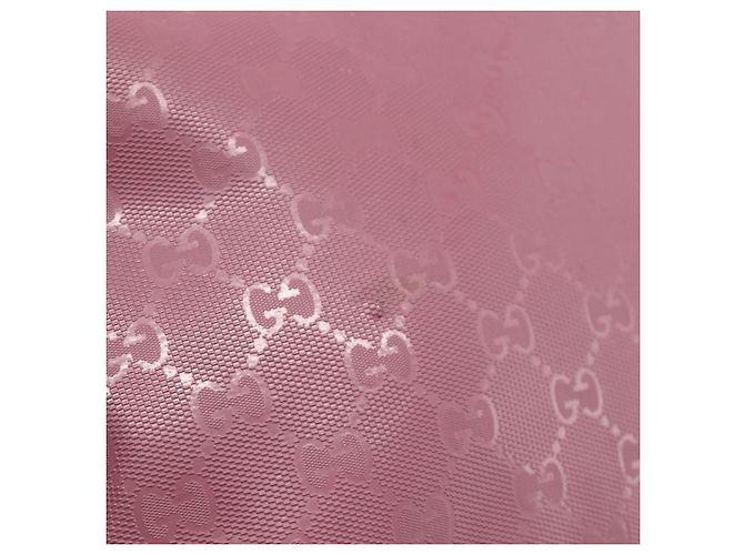 GUCCI GG Implementation Shoulder Bag PVC Pink Gold 201446 - vista 9