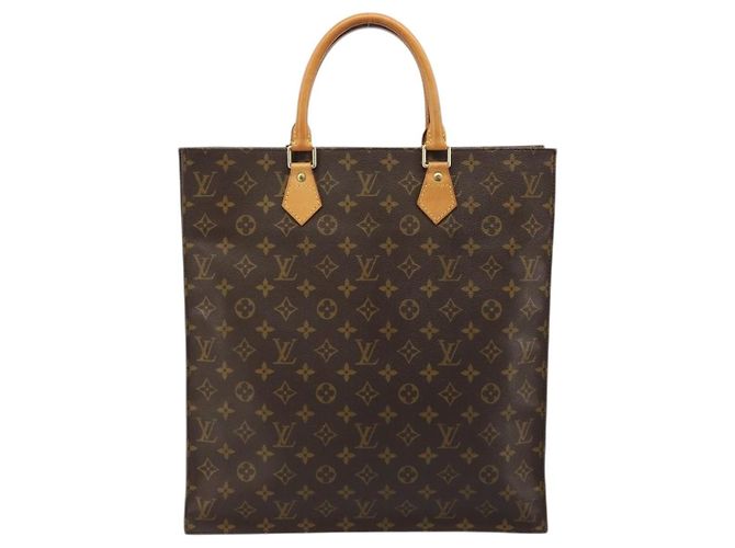 LOUIS VUITTON Monogram Sac Plat Hand Bag M51140 LV - vista 2