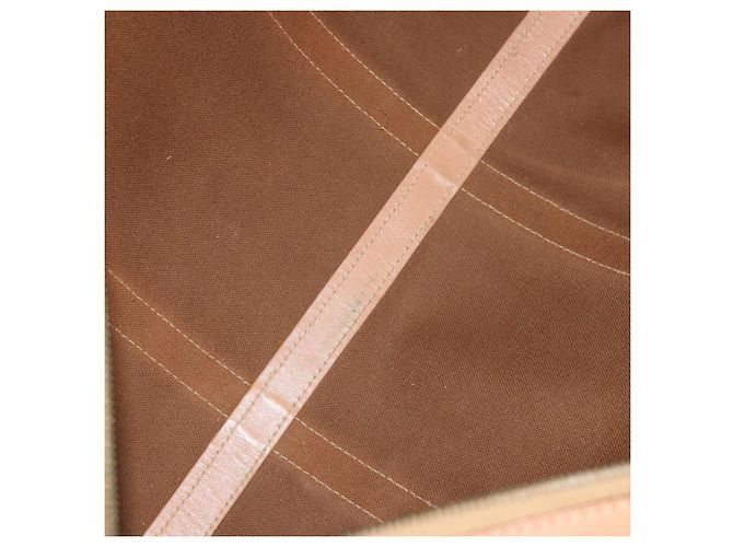 Céline CELINE Macadam Canvas Boston Bag PVC Leather Brown Gold - vista 11