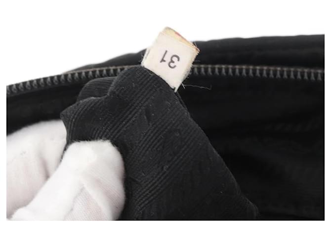 PRADA Shoulder Bag Nylon Black Silver - vista 11